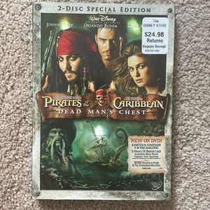 Pirates of the Caribbean Dead Man’s Chest DVD